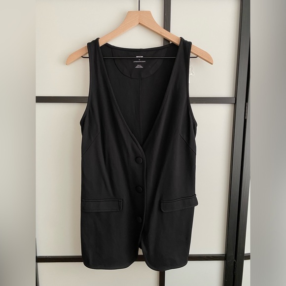 NWT Anthropologie Maeve Ponte 3-Button Vest - Picture 1 of 5